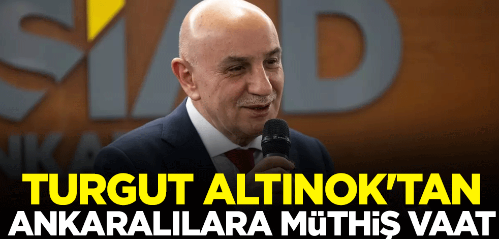 Turgut Altınok'tan Dikmen ve Gölbaşı için metro hattı vaadi
