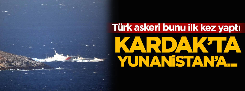 Türk askeri ilk kez kayalıkların arka tarafına geçti