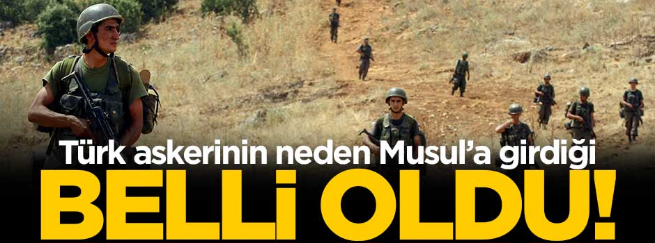 Türk askeri neden Musul'a girdi?
