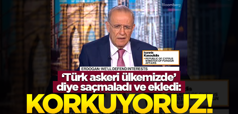 "Türk askeri ülkemizde" diyerek ekledi: Korkuyoruz!