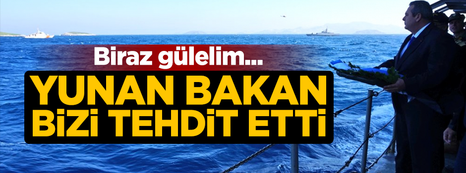 Türk askerinden kaçan Yunan bakan haddini aştı!