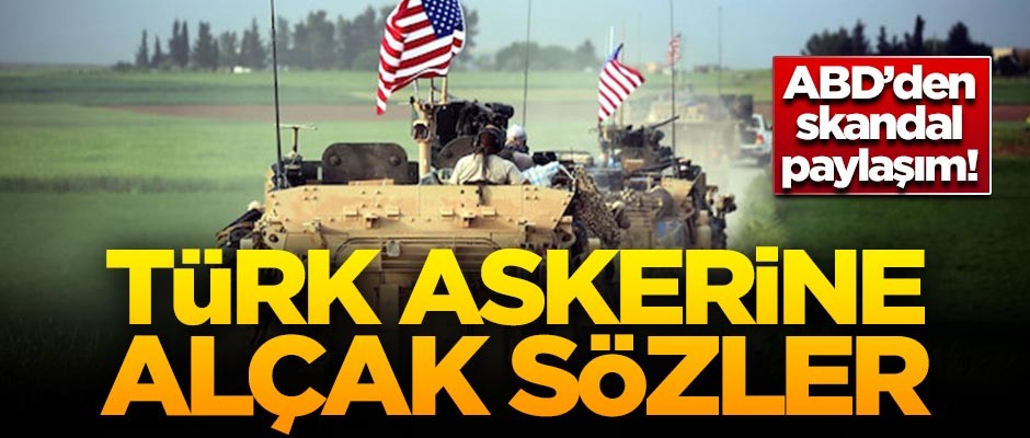 Türk askerine alçak sözler