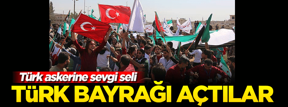 Türk askerine sevgi seli