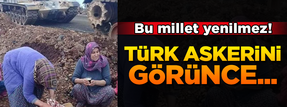 Mehmetçiği gören yörük vatandaşlar kurban kesti