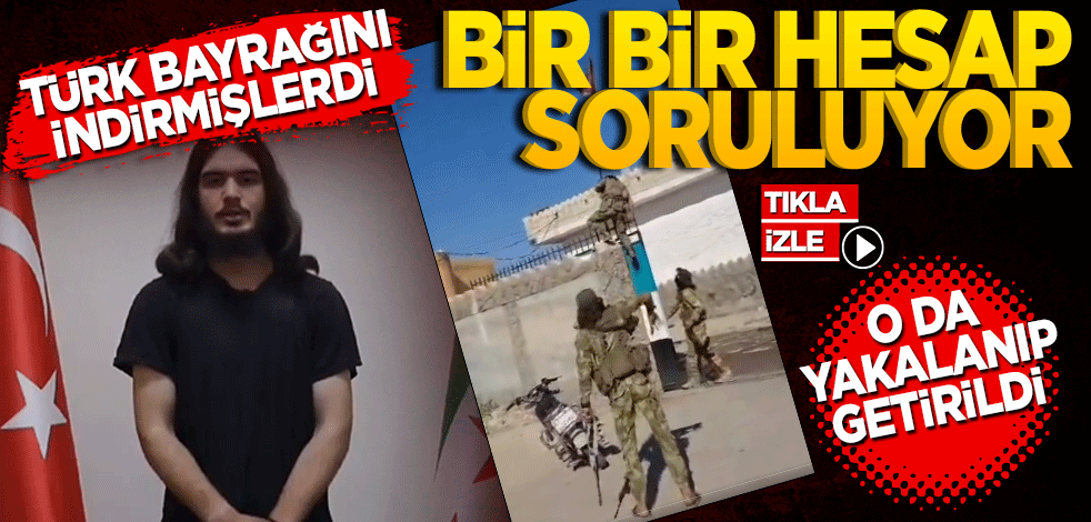 Türk bayrağına yönelik provokasyon yapanlar yakalandı