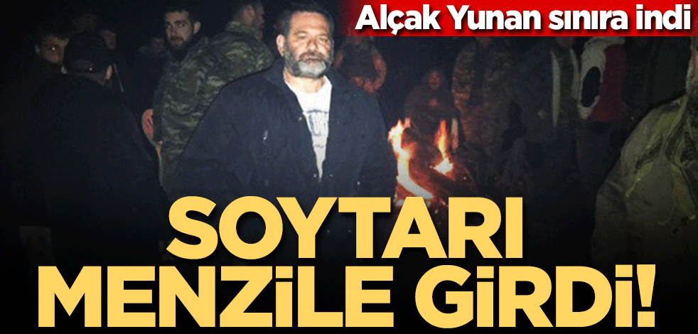 Türk bayrağını yırtan Yunan soytarı da sınıra geldi