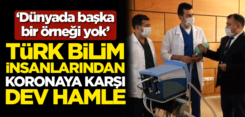 Türk bilim insanları, koronavirüsün yayılımını engelleyecek cihaz geliştirdi! "Dünyada başka bir örneği yok"