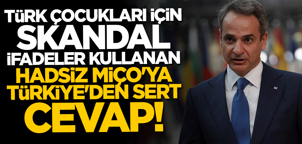 Türk çocukları için skandal ifadeler kullanan hadsiz Miço'ya Türkiye'den sert tepki: Derhal son verin