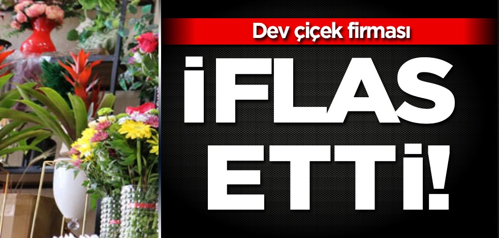 Türk dev çiçek firması iflas etti! iflası olan şirket Türkiye'de çiçek alanında en iyi şirketelerden biri, deviydi