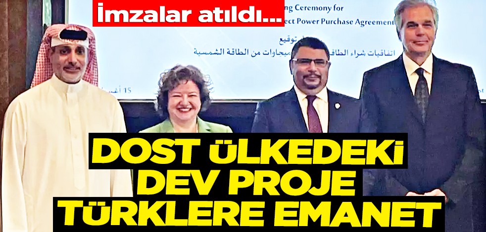 Türk enerji şirketi ihaleyi kazandı, imzalar atıldı: Dost ülkedeki dev proje Türk'e emanet