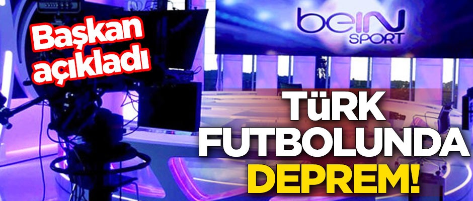 Türk futbolunda deprem! Başkan açıkladı