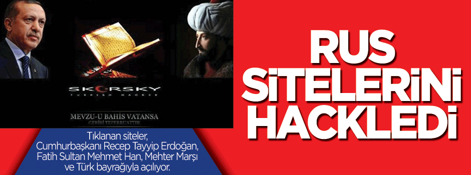 Türk hacker, protesto için yüzlerce Rus sitesini hackledi