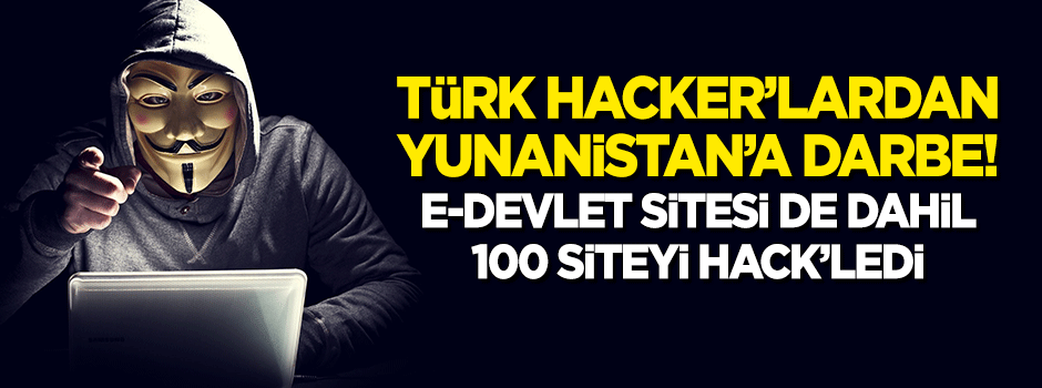 Türk hacker'lardan büyük darbe! Yunanistan'ın e-devlet sitesini hack'ledi