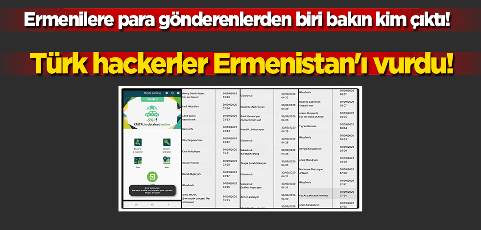 Türk hackerler Ermenistan'ı vurdu!