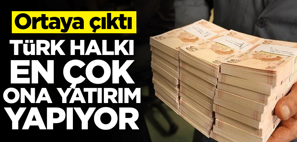 Türk halkı en çok ona yatırım yapıyor! Ortaya çıktı