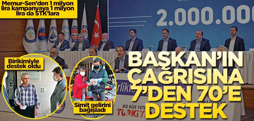 Türk halkı, ‘milli dayanışma kampanyası’ kapsamında kenetlendi