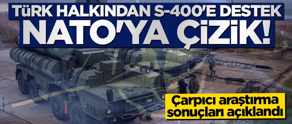Türk halkından S-400'e destek NATO'ya çizik