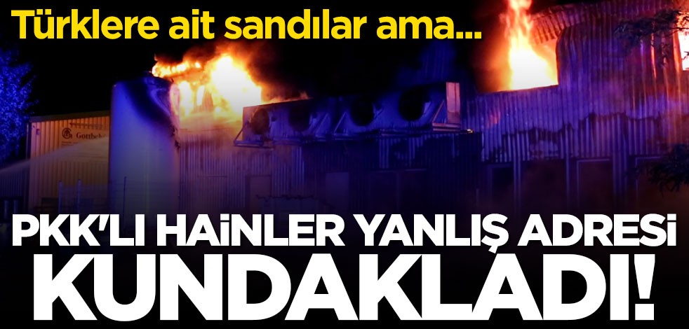 Türk iş yerlerini hedef alan PKK "yanlış" adresi kundakladı!