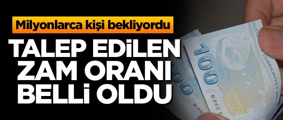Türk-İş'ten Bakan Selçuk'a zam talebi!