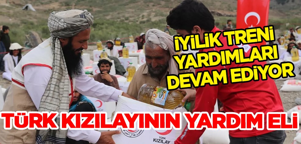 Türk Kızılaydan 3 bin Afgan depremzede aileye gıda yardımı: Türk Kızılayının yardım eli Afganistan'da