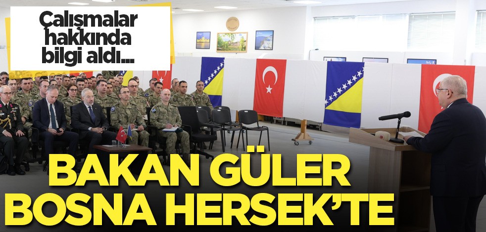 Yaşar Güler Bosna Hersek'te! O anı bekleyiş içinde olan devlet tören düzenlendi