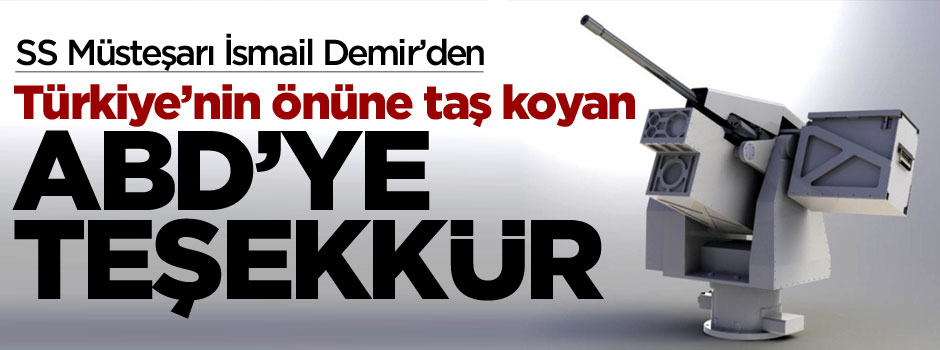 Türk müsteşardan ABD'ye teşekkür!