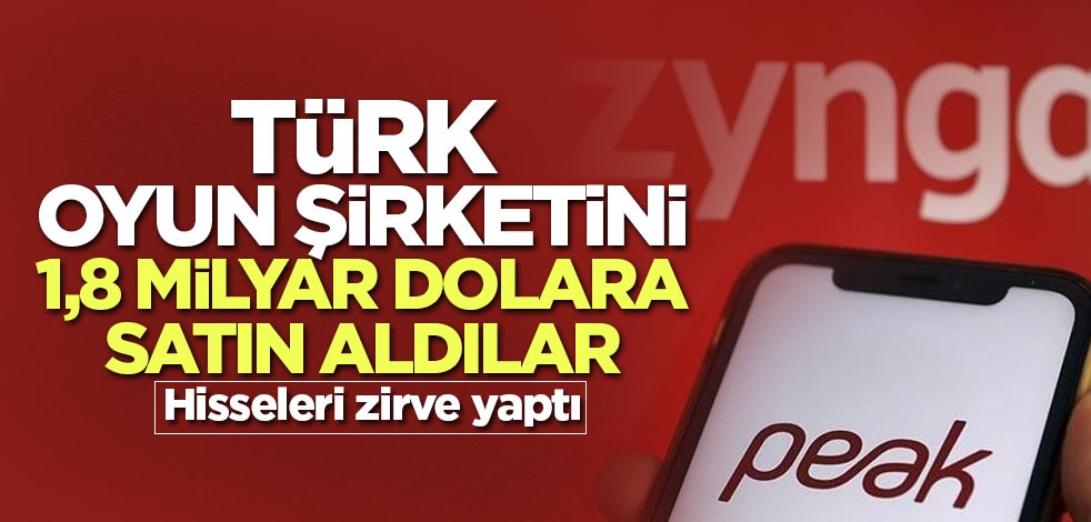 Türk oyun şirketini 1,8 milyar dolara satın aldılar