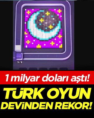 Türk oyun tarihinde bir ilk! Değeri 1 milyar doları aştı!