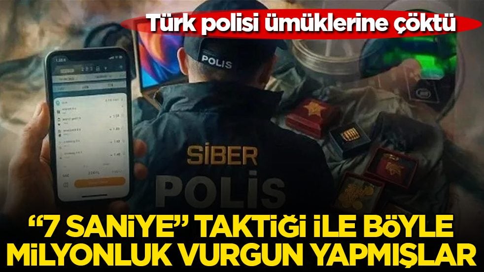 Türk polisi ümüklerine çöktü! "7 saniye" taktiği ile böyle milyonluk vurgun yapmışlar 