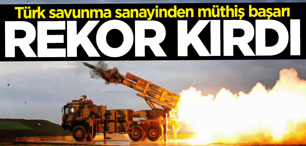 Türk savunma sanayiinden ihracat rekoru