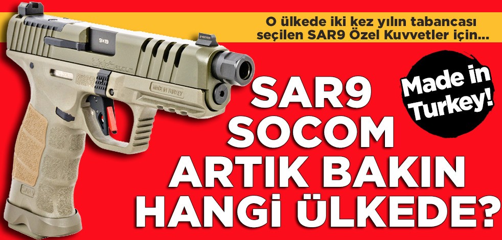 Türk silahı Sarsılmaz ABD’de polis silahı oldu! Amerikalılar SOCOM tabanca modelini satın aldı! Kritik detayı
