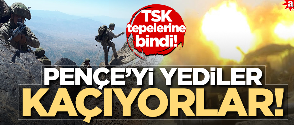 Türk Silahlı Kuvvetleri tepelerine bindi! Pençe’yi yediler kaçıyorlar