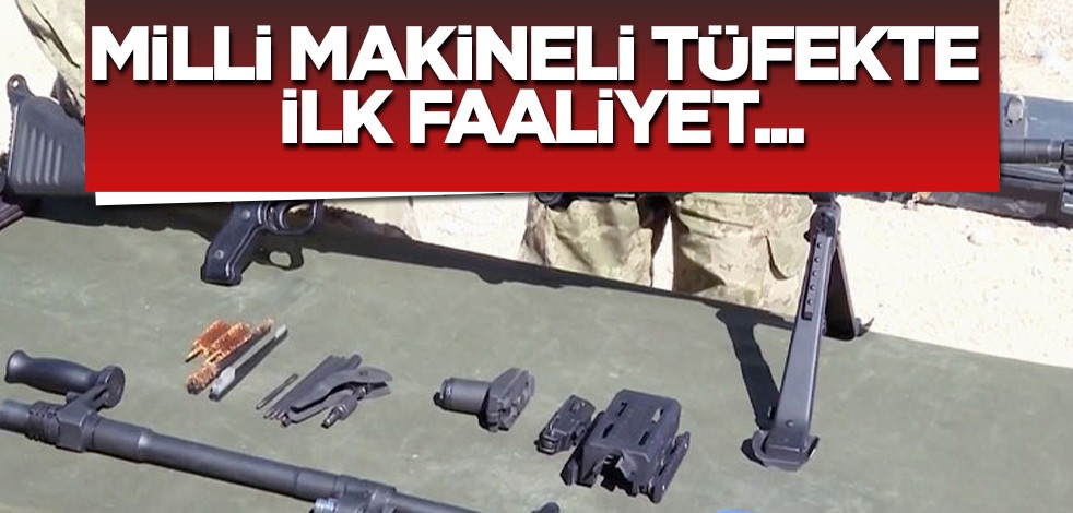 Türk Silahlı Kuvvetlerinde: Milli makineli tüfek SAR 762 MT ile damga vuran ilk faaliyet! Bizi şaşırtmadı