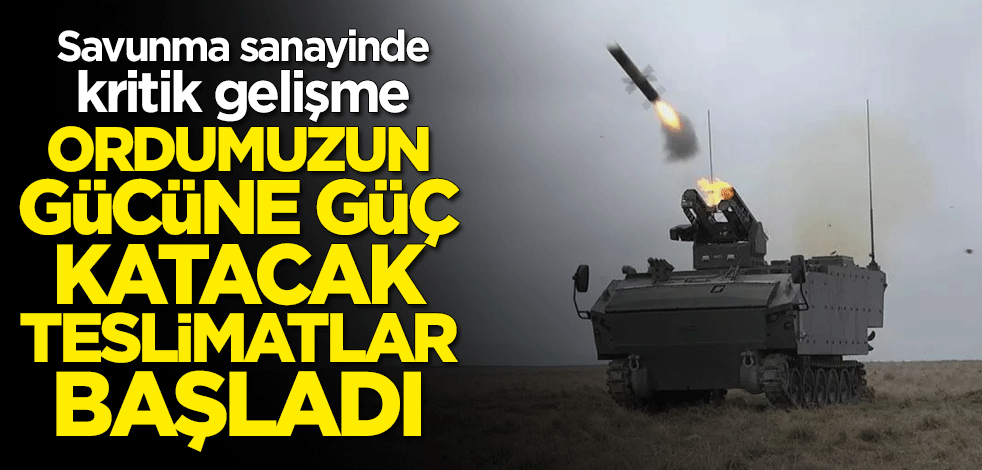 Türk Silahlı Kuvvetlerine yerli füzeli Kaplan teslimatı başladı