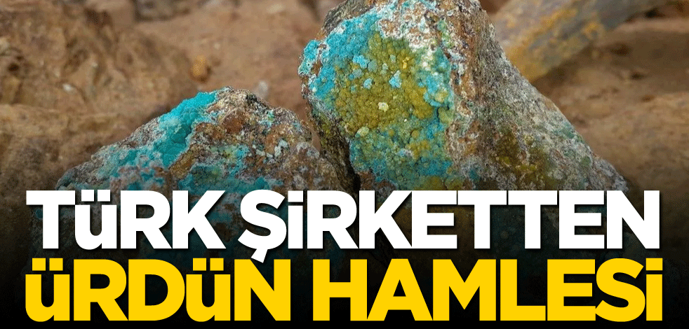 Türk şirketten Ürdün hamlesi