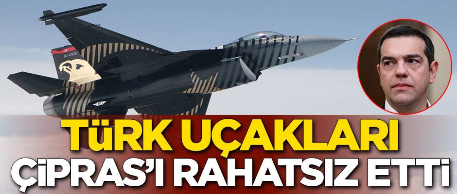 Türk uçakları Çipras'ı rahatsız etti