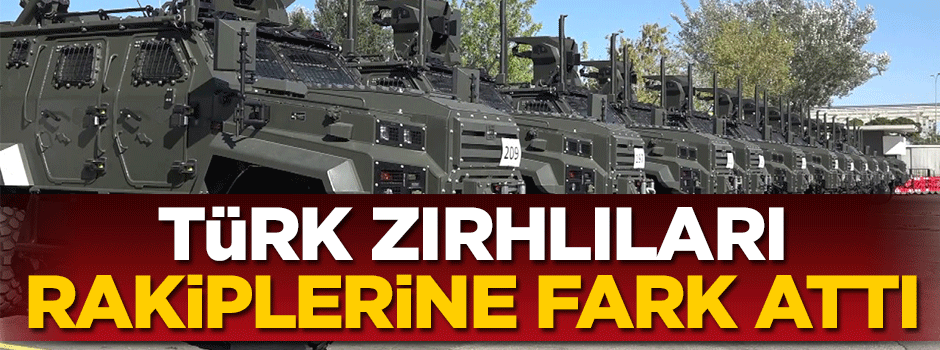 Türk zırhlıları rakiplerine fark attı