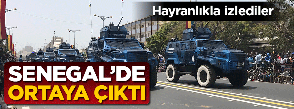 Türk zırhlısı Ejder Yalçın Senegal sokaklarında