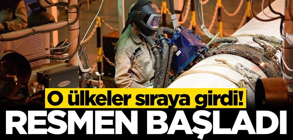 TürkAkım'da gaz sevkiyatı resmen başladı!