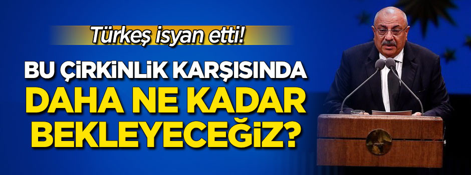 Türkeş isyan etti: Bu çirkinlik karşısında daha ne kadar bekleyeceğiz!