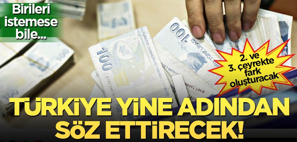 Türkiye 2. ve 3. çeyrekte en çok tercih edilen devletlerden biri olacak! Can suyu olacak... Diyerek duyurdu