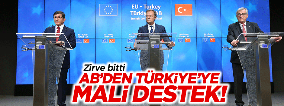 Türkiye-AB Zirvesi sona erdi