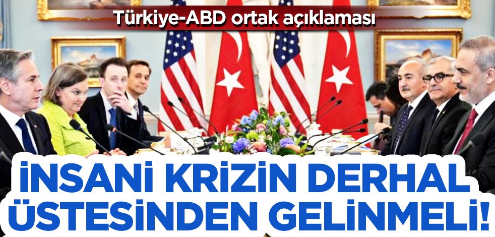 Türkiye-ABD ortak açıklaması: Türkiye'deki adımları ile ilgili açıklamalarda tablo olumlu! İşte resmen süreç başladı!