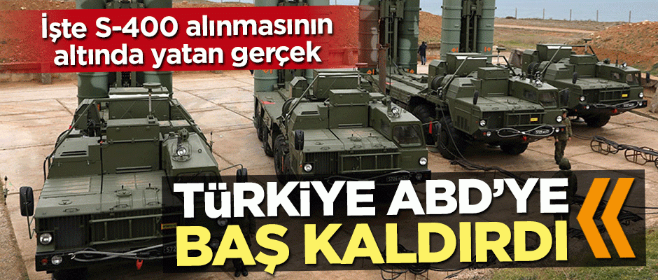 Türkiye ABD'ye baş kaldırdı