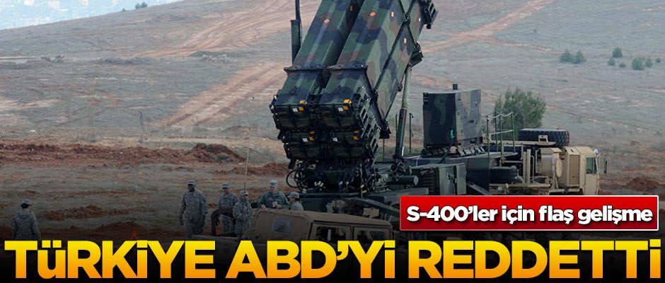 Türkiye ABD'yi resmen reddetti!