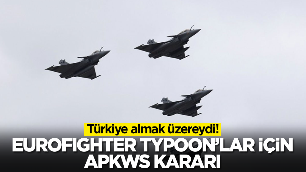 Türkiye almak üzereydi! Eurofighter Typhoon'lar için APKWS kararı