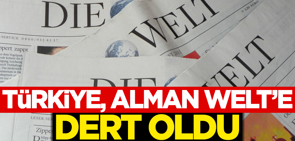 Türkiye, Alman Welt gazetesine dert oldu!