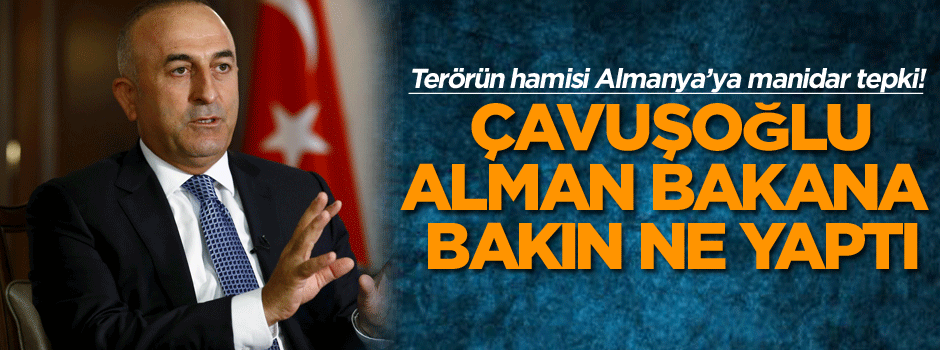 Türkiye, Almanya’ya öyle bir had bildirdi ki… Çavuşoğlu bakın ne yaptı