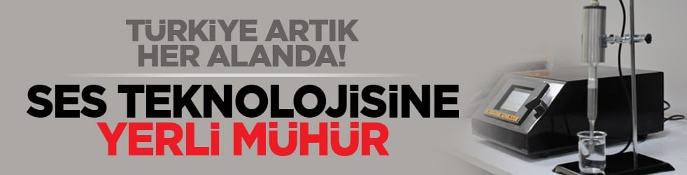 Türkiye artık her alanda! Ses teknolojisine yerli mühür