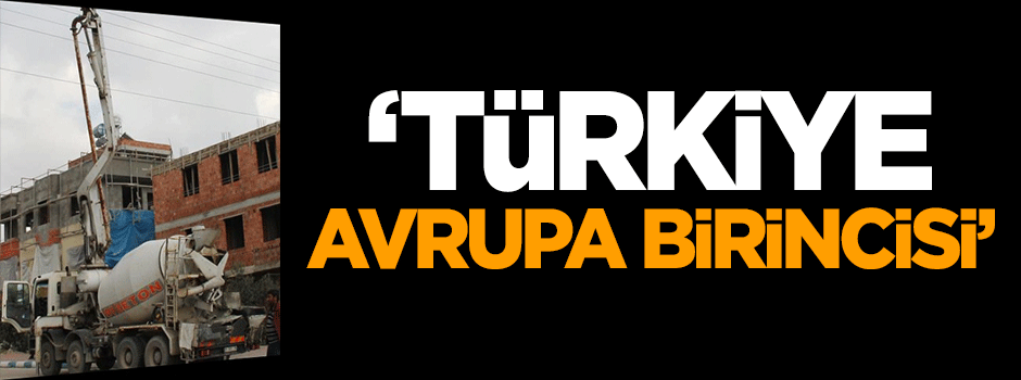 'Türkiye Avrupa birincisi'